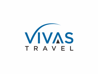 VIVAS TRAVEL logo design by ammad