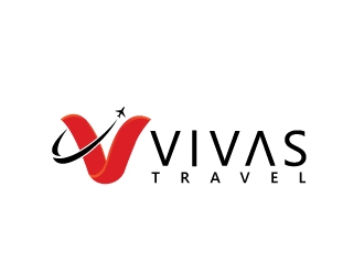 VIVAS TRAVEL logo design by Foxcody