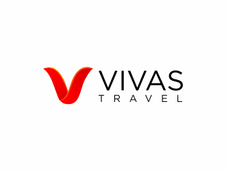VIVAS TRAVEL logo design by ammad