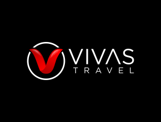 VIVAS TRAVEL logo design by ammad