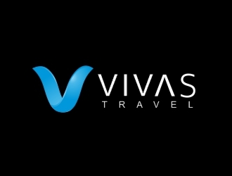 VIVAS TRAVEL logo design by ManishKoli