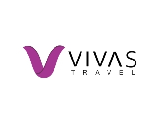 VIVAS TRAVEL logo design by ManishKoli
