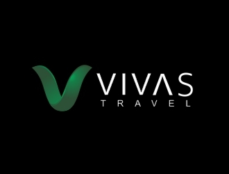 VIVAS TRAVEL logo design by ManishKoli