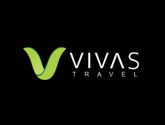 VIVAS TRAVEL logo design by ManishKoli