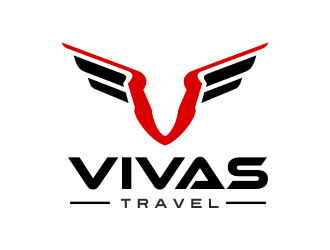 VIVAS TRAVEL logo design by AisRafa