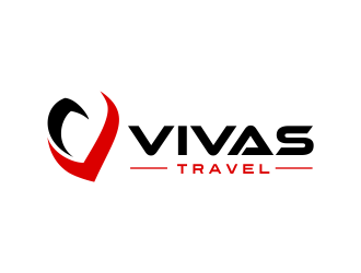 VIVAS TRAVEL logo design by AisRafa