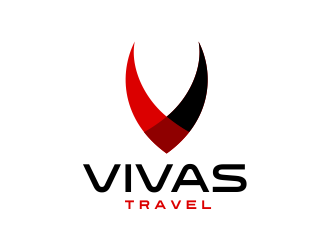 VIVAS TRAVEL logo design by AisRafa