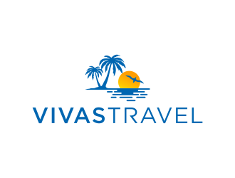 VIVAS TRAVEL logo design by Kanya