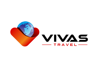 VIVAS TRAVEL logo design by AisRafa