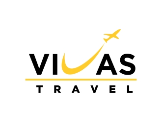 VIVAS TRAVEL logo design by cikiyunn