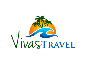 VIVAS TRAVEL logo design by ingepro
