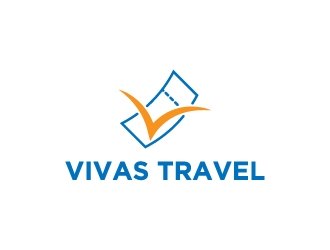 VIVAS TRAVEL logo design by kasperdz