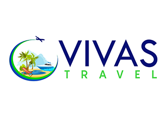 VIVAS TRAVEL logo design by 3Dlogos