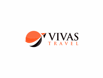 VIVAS TRAVEL logo design by luckyprasetyo