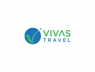 VIVAS TRAVEL logo design by luckyprasetyo