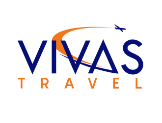 VIVAS TRAVEL logo design by 3Dlogos