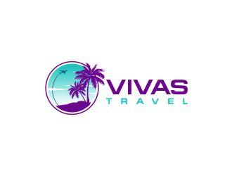 VIVAS TRAVEL logo design by kopipanas