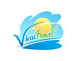 VIVAS TRAVEL logo design by onamel