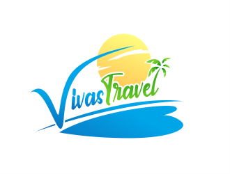 VIVAS TRAVEL logo design by onamel