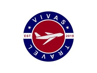 VIVAS TRAVEL logo design by naldart