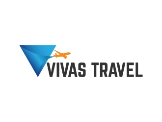 VIVAS TRAVEL logo design by kasperdz