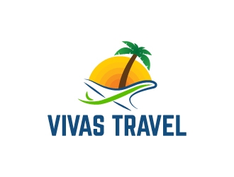VIVAS TRAVEL logo design by kasperdz