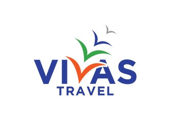 VIVAS TRAVEL logo design by Foxcody