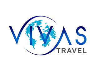 VIVAS TRAVEL logo design by 3Dlogos