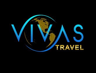 VIVAS TRAVEL logo design by 3Dlogos