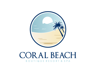Coral Beach Boutique Resort & Spa logo design by JessicaLopes