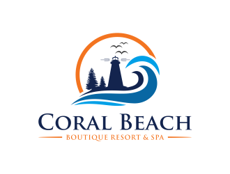 Coral Beach Boutique Resort & Spa logo design by ammad