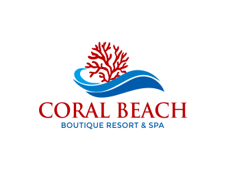 Coral Beach Boutique Resort & Spa logo design by aldesign