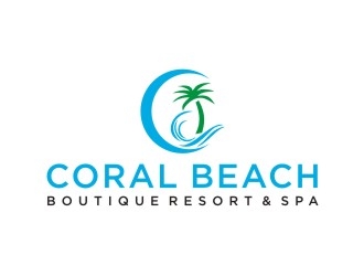 Coral Beach Boutique Resort & Spa logo design by sabyan