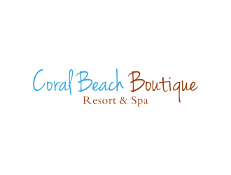 Coral Beach Boutique Resort & Spa logo design by BlessedArt