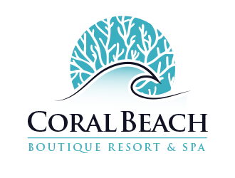 Coral Beach Boutique Resort & Spa logo design by BeDesign