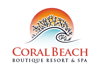 Coral Beach Boutique Resort & Spa logo design by BeDesign