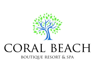 Coral Beach Boutique Resort & Spa logo design by jetzu