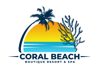 Coral Beach Boutique Resort & Spa logo design by dennisatsir