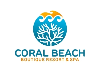 Coral Beach Boutique Resort & Spa logo design by b3no