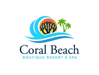 Coral Beach Boutique Resort & Spa logo design by MUSANG