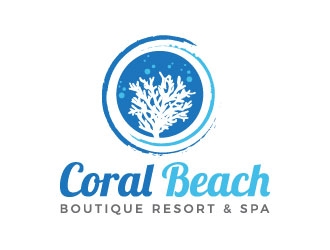 Coral Beach Boutique Resort & Spa logo design by J0s3Ph