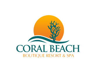 Coral Beach Boutique Resort & Spa logo design by kunejo