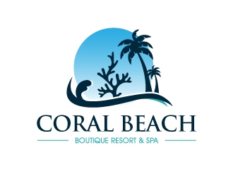 Coral Beach Boutique Resort & Spa logo design by Suvendu