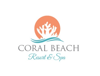 Coral Beach Boutique Resort & Spa logo design by Rachel
