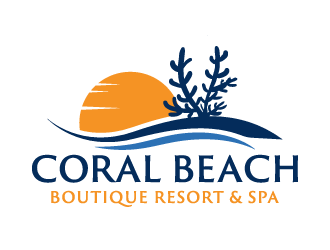 Coral Beach Boutique Resort & Spa logo design by akilis13