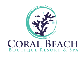 Coral Beach Boutique Resort & Spa logo design by bloomgirrl