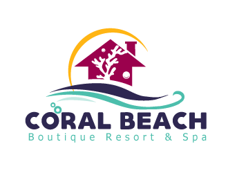 Coral Beach Boutique Resort & Spa logo design by bloomgirrl
