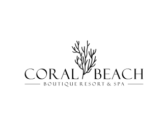 Coral Beach Boutique Resort & Spa logo design by ubai popi