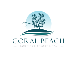 Coral Beach Boutique Resort & Spa logo design by ubai popi