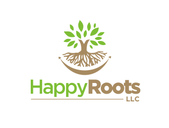 Happy Roots  logo design by YONK